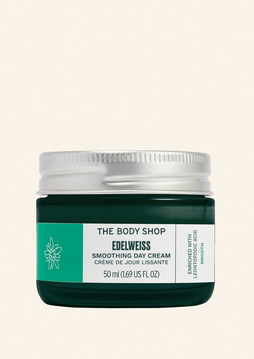 Edelweiss Smoothing Tagescreme von The Body Shop