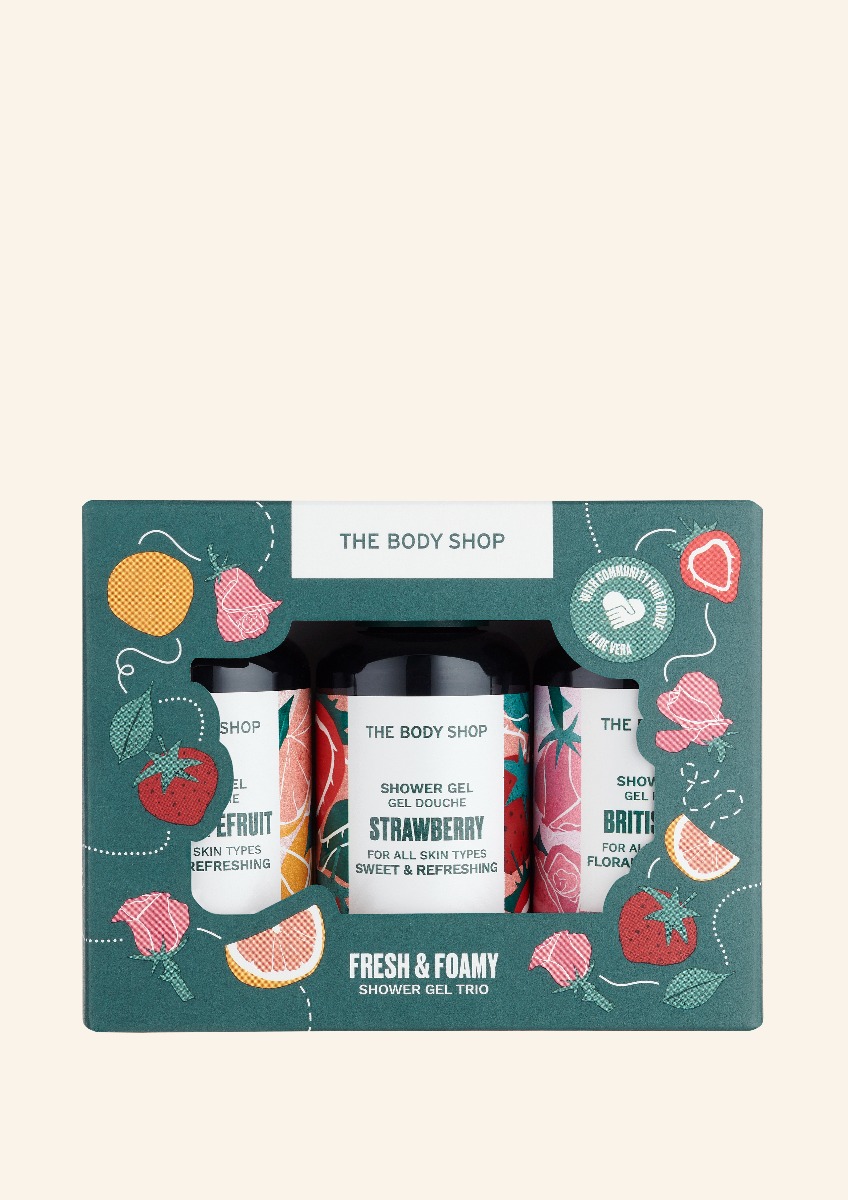 Fresh & Foamy Shower Gel Trio Geschenkset von The Body Shop