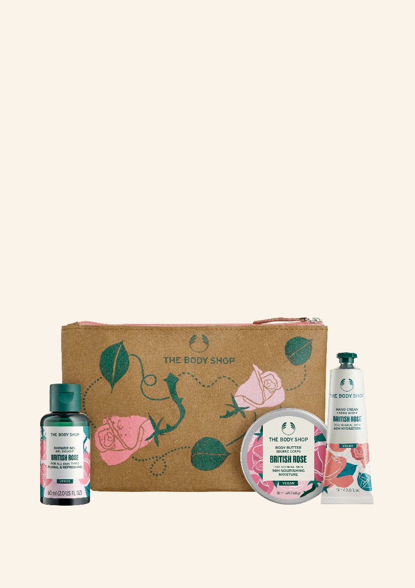 Nourish & Flourish British Rose Geschenkset von The Body Shop