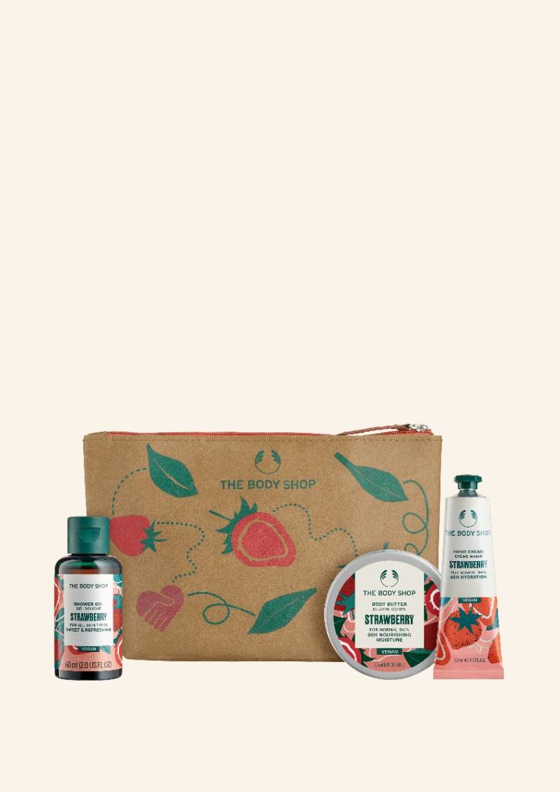 Nourish & Flourish Strawberry Geschenkset von The Body Shop