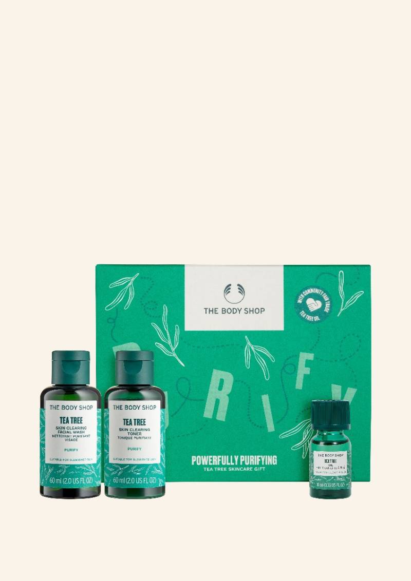 Powerfully Purifying Tea Tree Gesichtspflege Geschenkset von The Body Shop