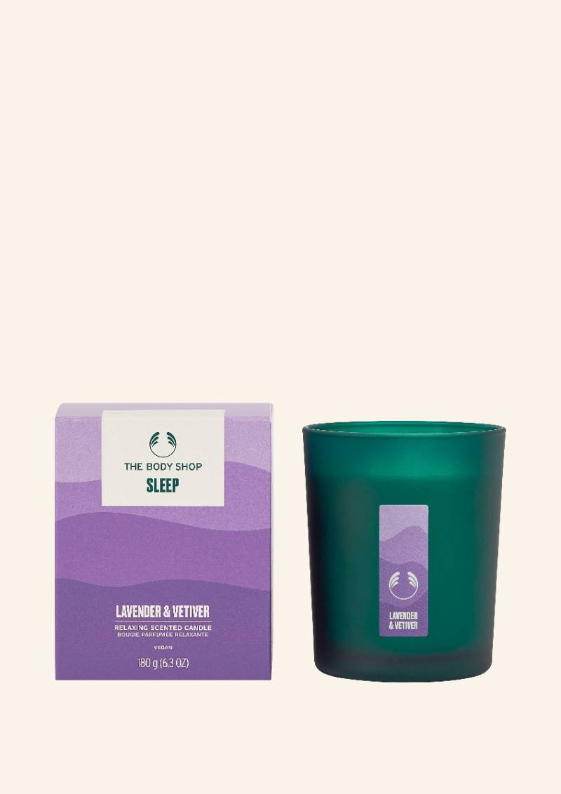 Sleep Lavender & Vetiver Relaxing Duftkerze von The Body Shop