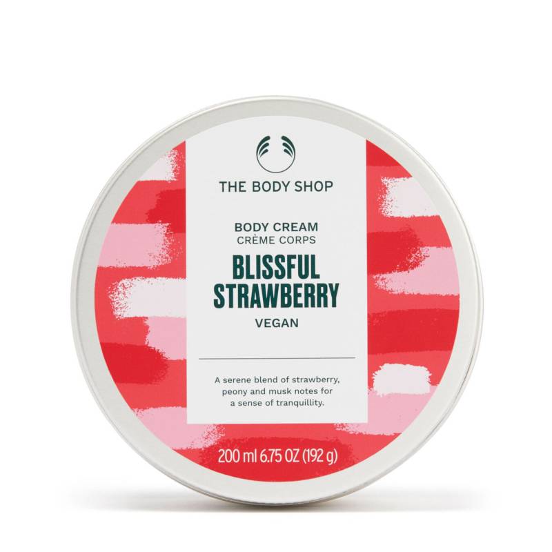 The Body Shop Blissful Strawberry Body Cream 200ml Damen von The Body Shop