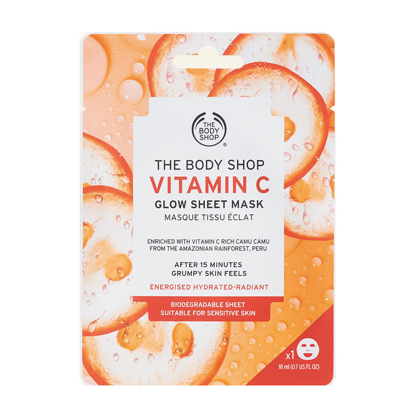 The Body Shop Vitamin C Glow Sheet Mask von The Body Shop