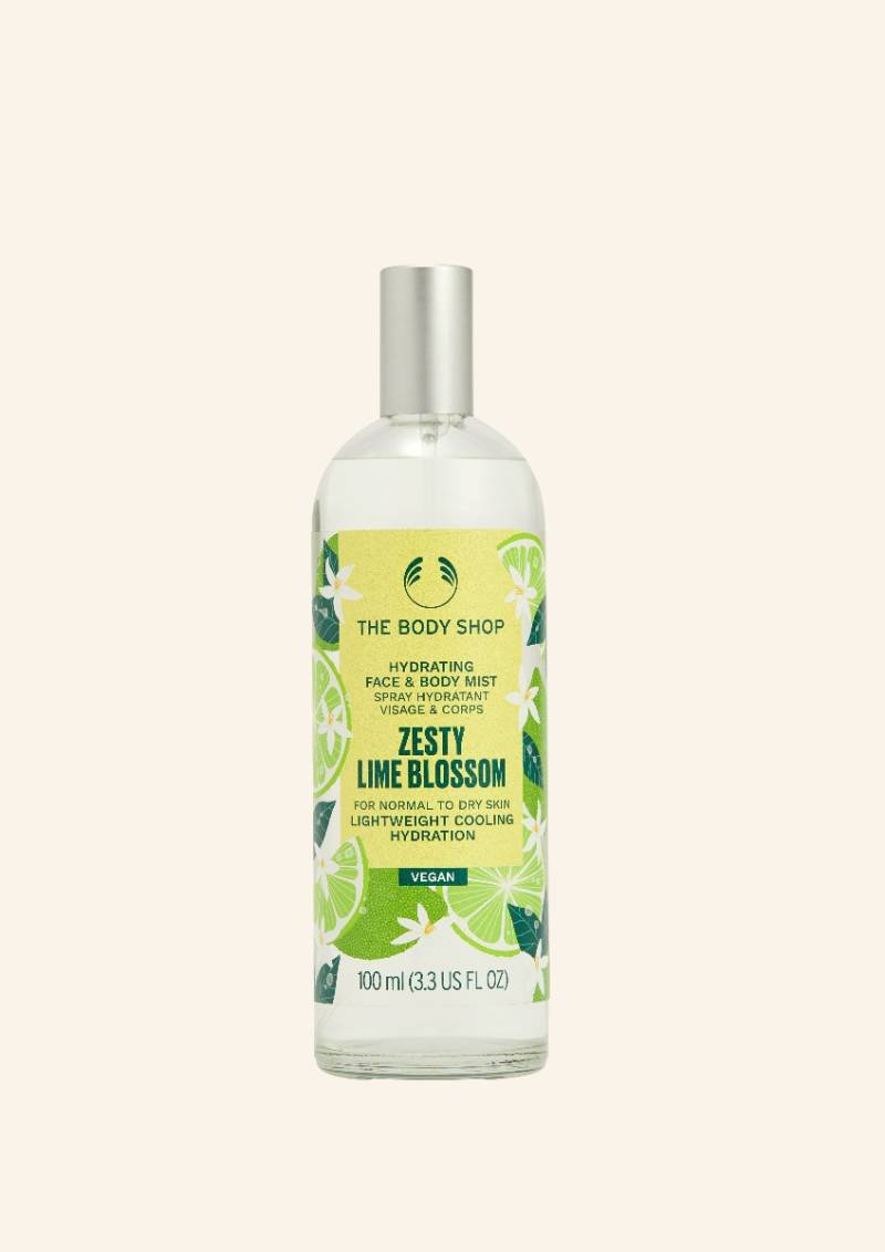 Zesty Lime Blossom Hydrating Gesichts & Körperspray von The Body Shop