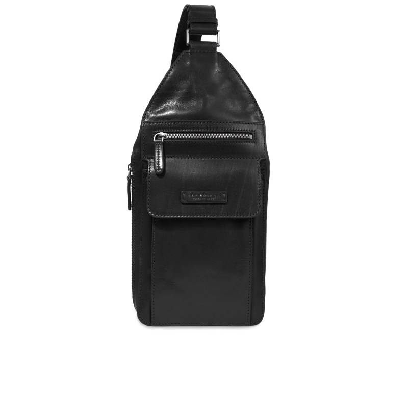 Alberto - Crossovertasche Leder, Schwarz von The Bridge