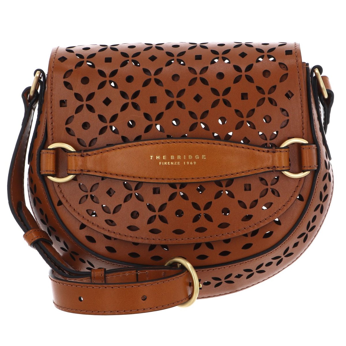 Bettina - Crossbody Bag Leder, Braun von The Bridge