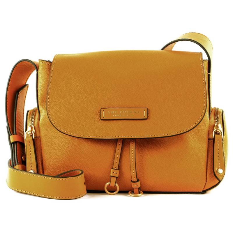 Carlotta - Schultertasche Leder, Gelb von The Bridge