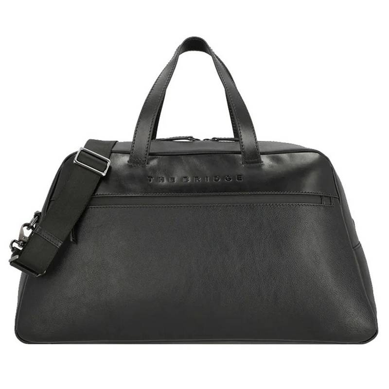 Damiano - Duffle Bag Leder, Schwarz von The Bridge