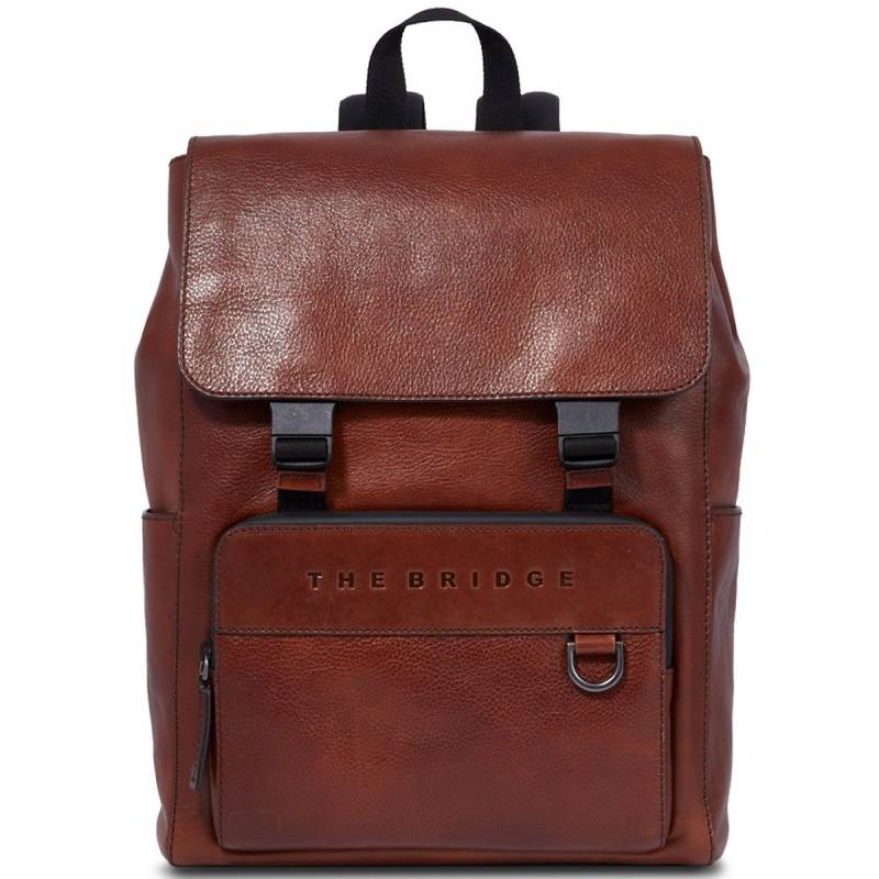 Damiano - Rucksack 13" Leder, Braun von The Bridge