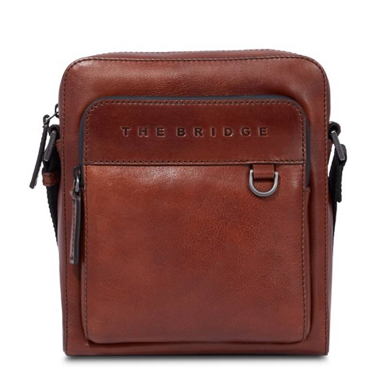 Damiano - Crossbody Bag Leder, Braun von The Bridge