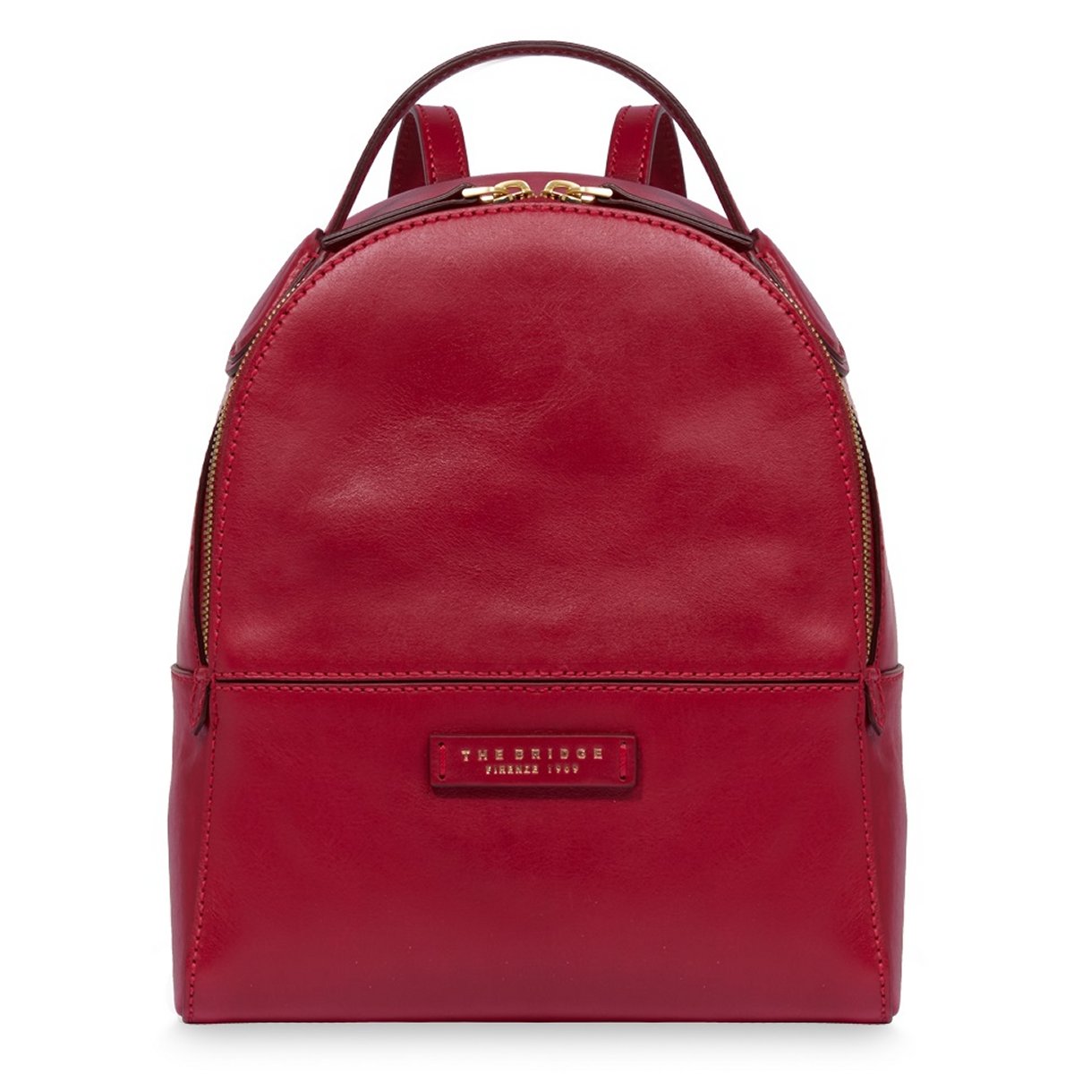 Elettra - Rucksack Leder, Rot von The Bridge