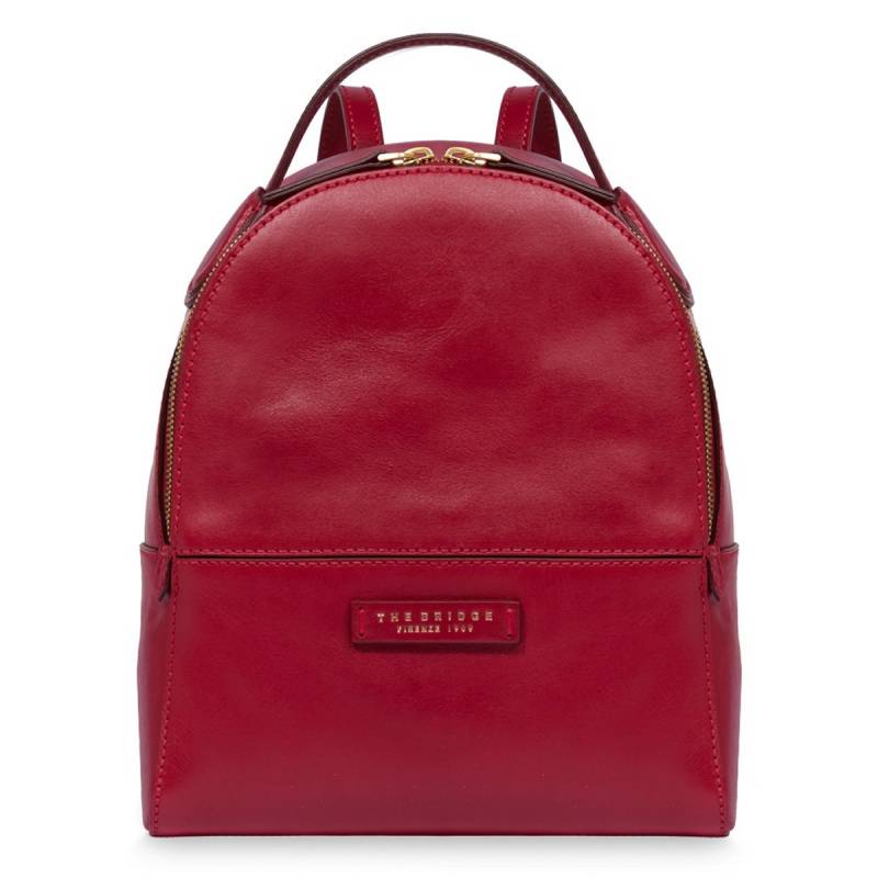 Elettra - Rucksack Leder, Rot von The Bridge