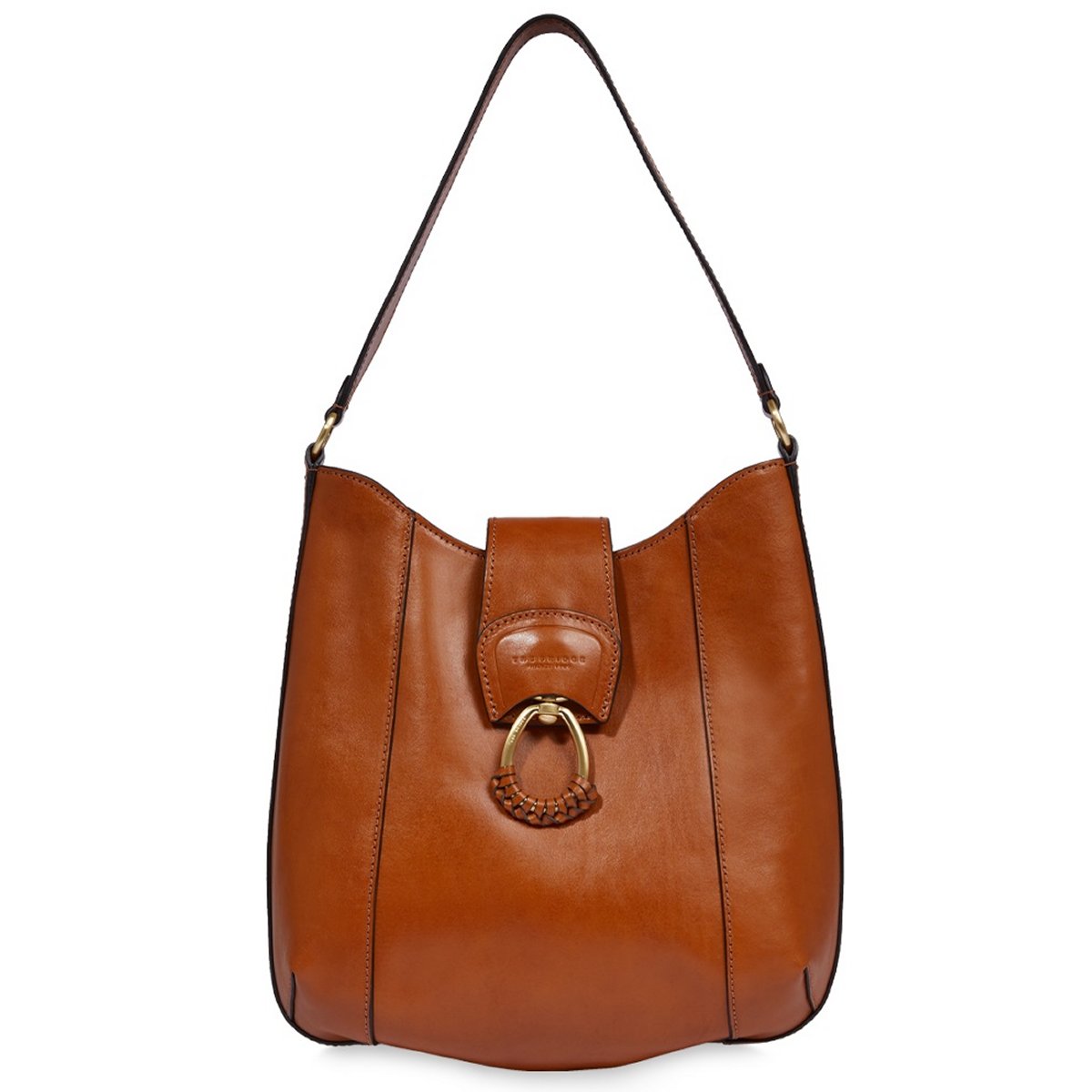 Erica - Hobo Bag Leder, Cognac von The Bridge