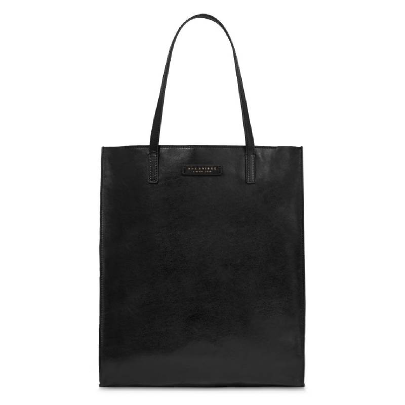 Mirra - Shopper Bag Leder mit Reissverschluss, Schwarz von The Bridge