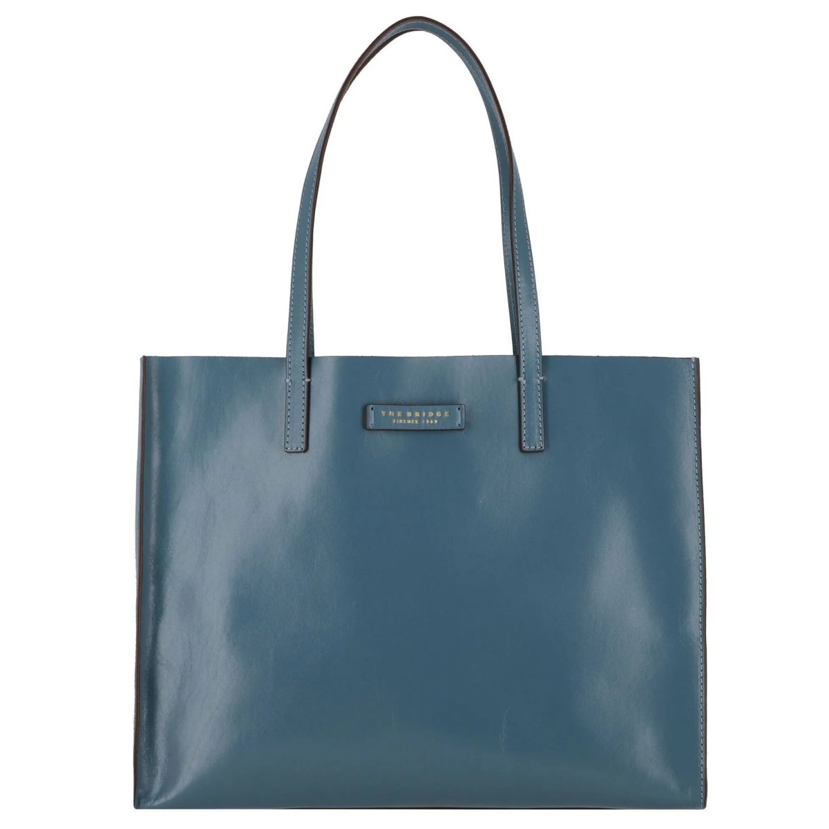 Mirra - Shopper Leder, Blau von The Bridge