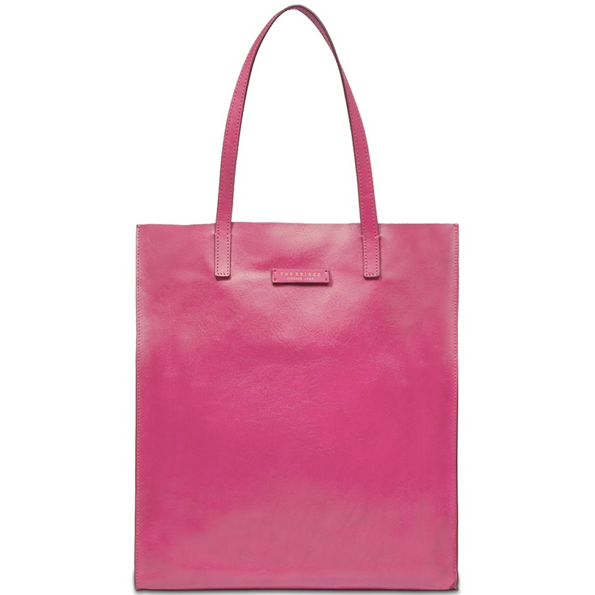 Mirra - Shopping Bag Leder, Pink von The Bridge