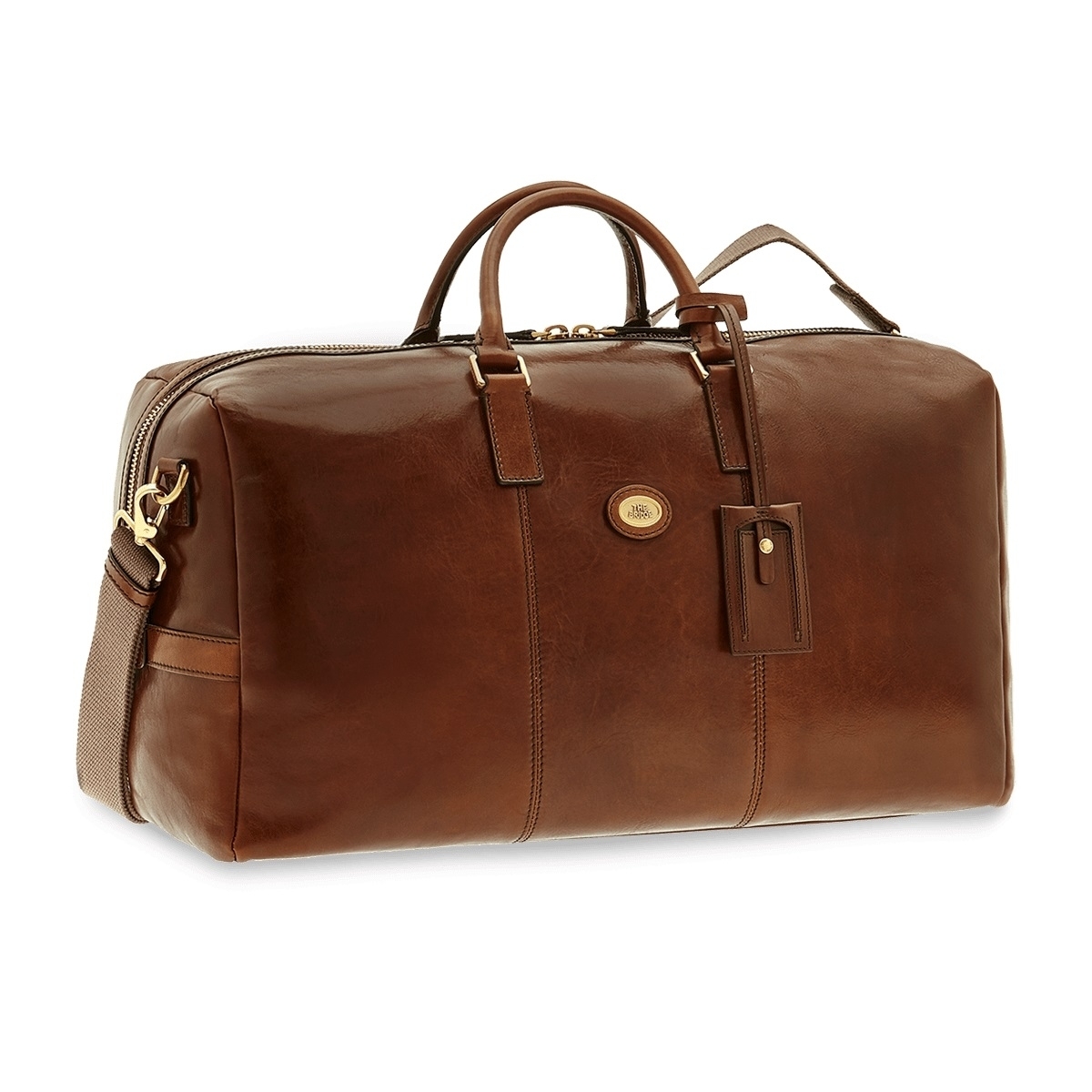 Story Viaggio - Reisetasche Leder 50 cm in Braun von The Bridge