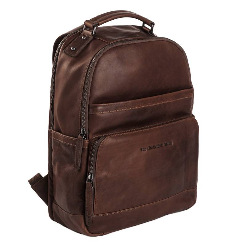 Austin - Laptoprucksack Leder, Braun von The Chesterfield Brand