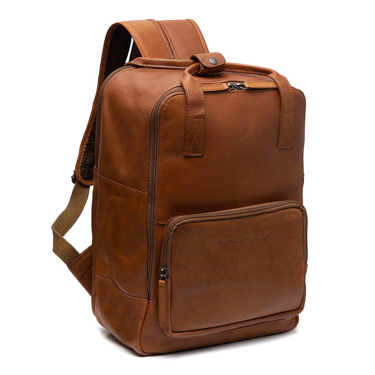 Belford - Laptoprucksack Leder, Cognac von The Chesterfield Brand