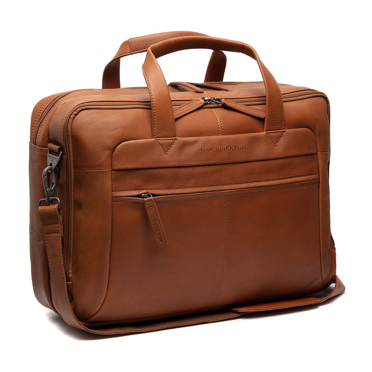 Ryan - Laptoptasche 17" Leder, Cognac von The Chesterfield Brand