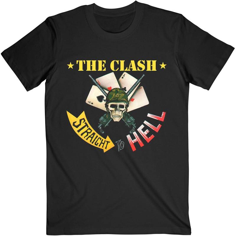 The Clash - Straight To Hell TShirt, für Damen, Schwarz, Größe M von The Clash