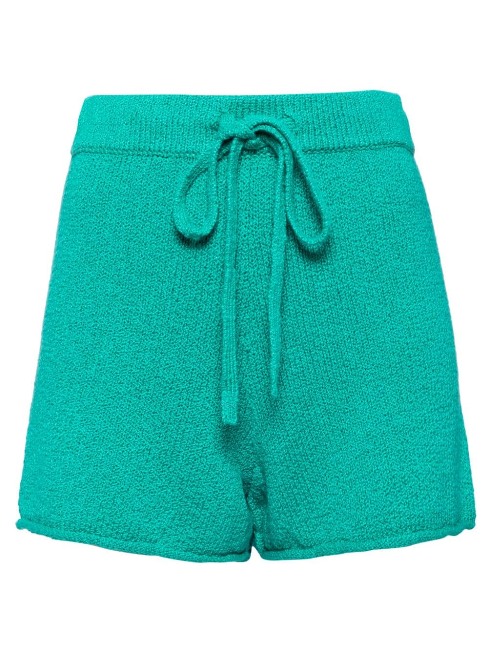 The Elder Statesman high-rise knitted shorts - Green von The Elder Statesman