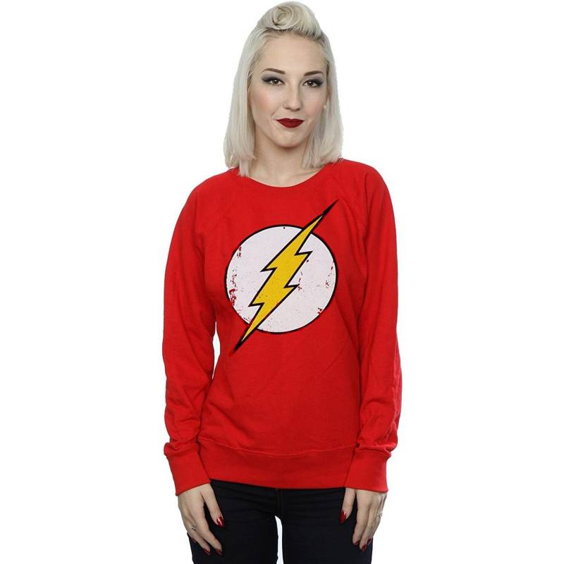 Sweatshirt Damen Rot Bunt S von The Flash