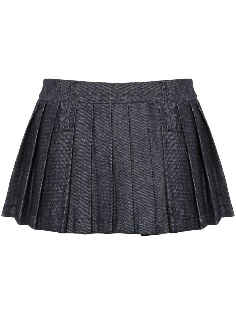 The Frankie Shop Blake pleated miniskirt - Blue von The Frankie Shop