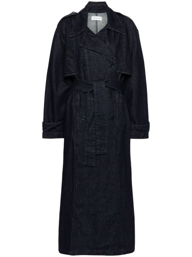 The Frankie Shop Nikola denim trench coat - Blue von The Frankie Shop