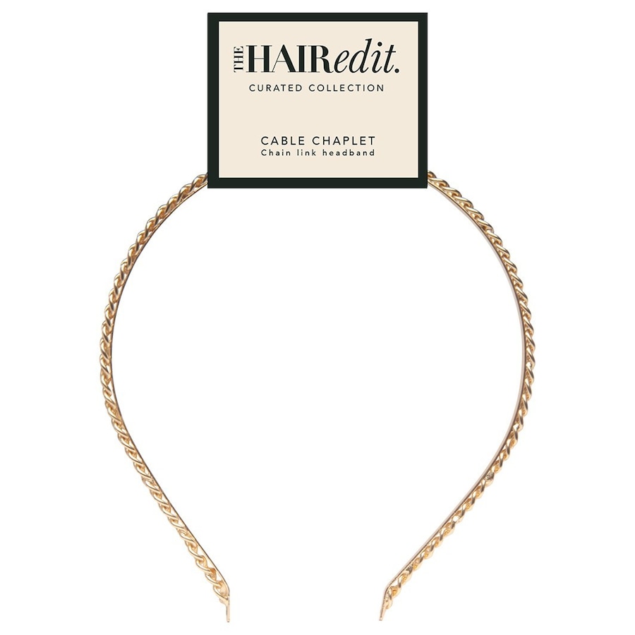 The Hair Edit  The Hair Edit Gold Cable Chaplet Headband haarreif 1.0 pieces von The Hair Edit