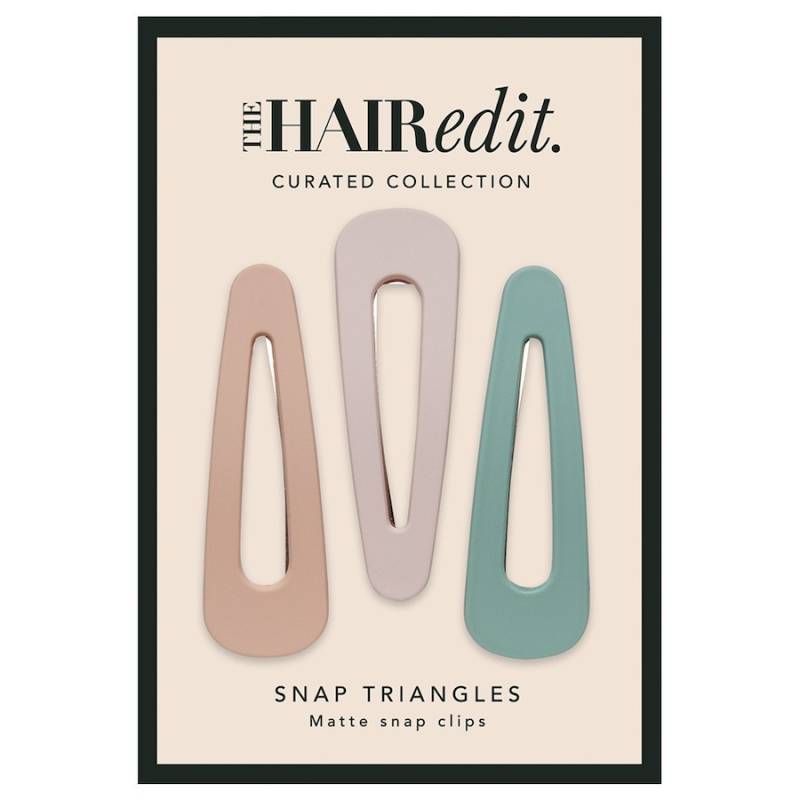 The Hair Edit  The Hair Edit Snap Triangles Matte Pastel Clips haarspange 1.0 pieces von The Hair Edit