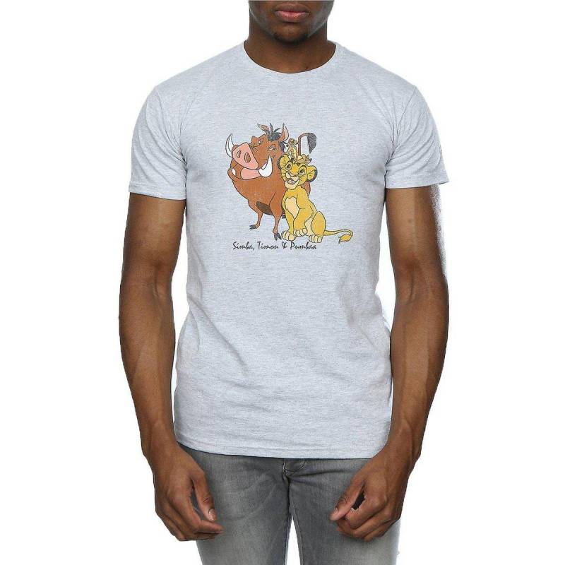 Classic Tshirt Herren Grau L von The Lion King