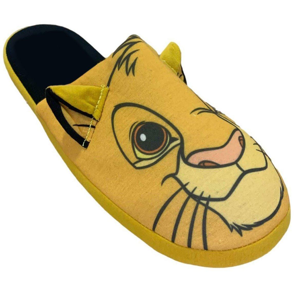 The Lion King - Hausschuhe, Polyester, 33/34, Gelb von The Lion King