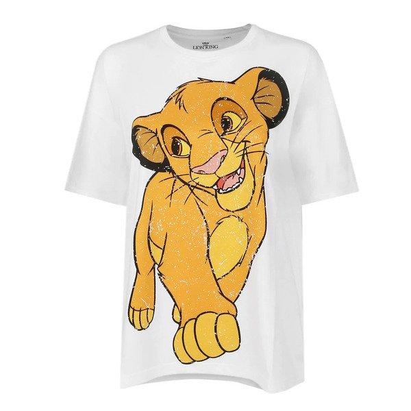 Happy Tshirt Damen Weiss M von The Lion King