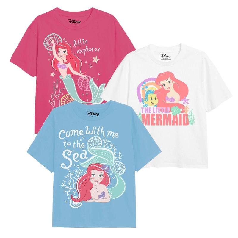 Explore The Sea Tshirt (3erpack) Mädchen Multicolor 104 von The Little Mermaid