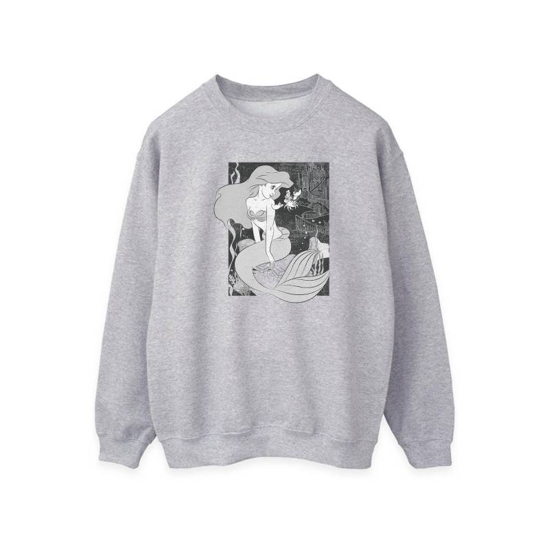 Sweatshirt Damen Grau L von The Little Mermaid