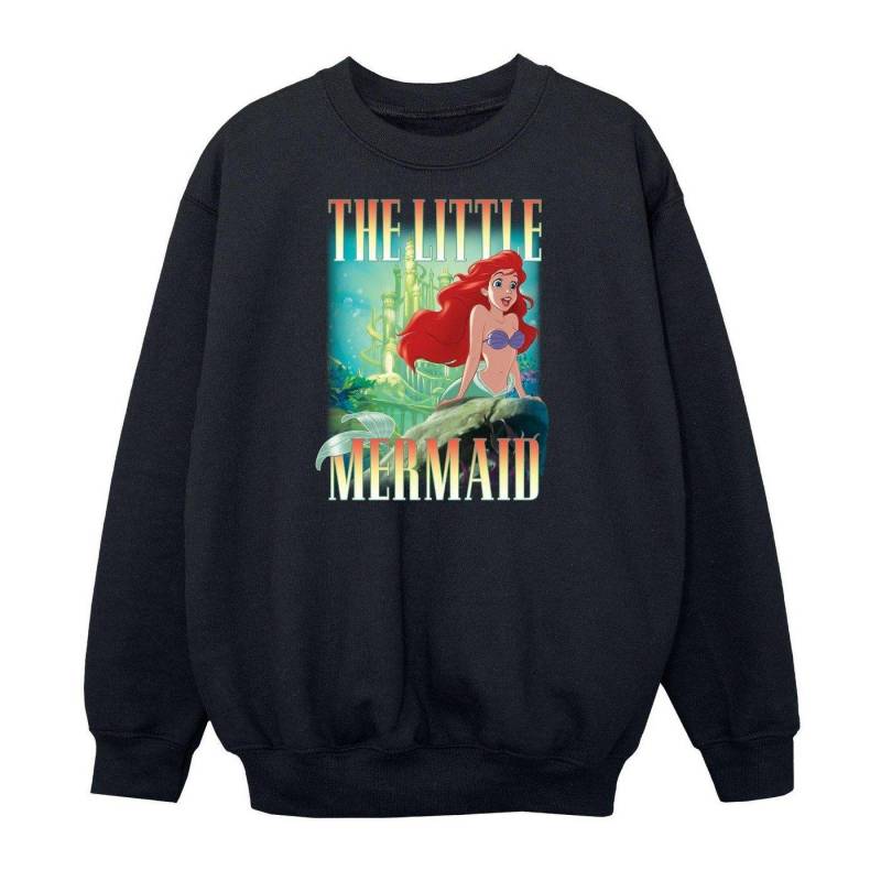 Sweatshirt Mädchen Schwarz 116 von The Little Mermaid