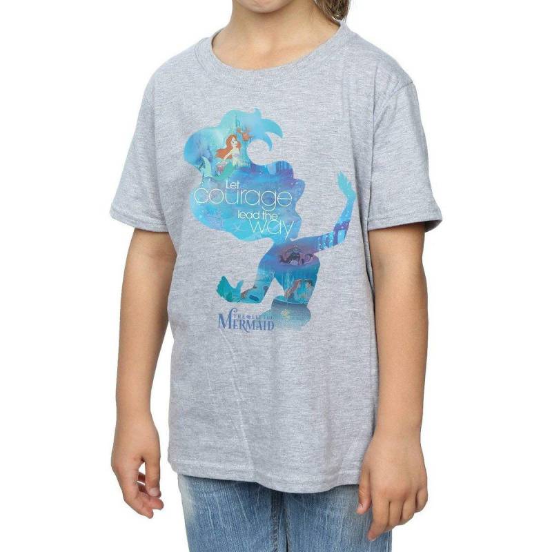 Tshirt Mädchen Grau 116 von The Little Mermaid