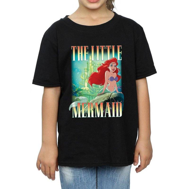 The Little Mermaid - TShirt, 116, Schwarz von The Little Mermaid