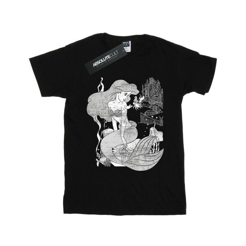 Tshirt Mädchen Schwarz 116 von The Little Mermaid