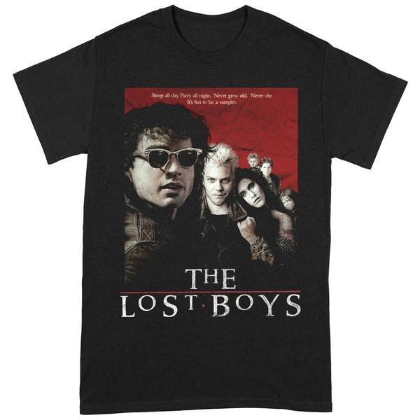 Distressed Poster Tshirt Herren Schwarz XL von The Lost Boys