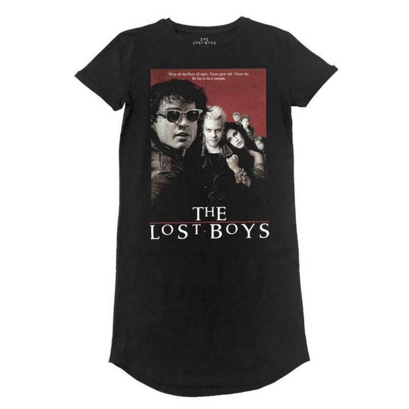 Tshirtkleid Damen Schwarz M von The Lost Boys