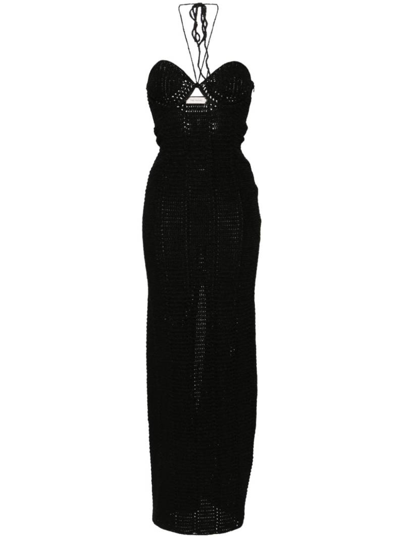 The Mannei Bergen crochet-knit maxi dress - Black von The Mannei