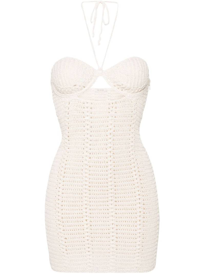 The Mannei Bergen crochet-knit minidress - Neutrals von The Mannei