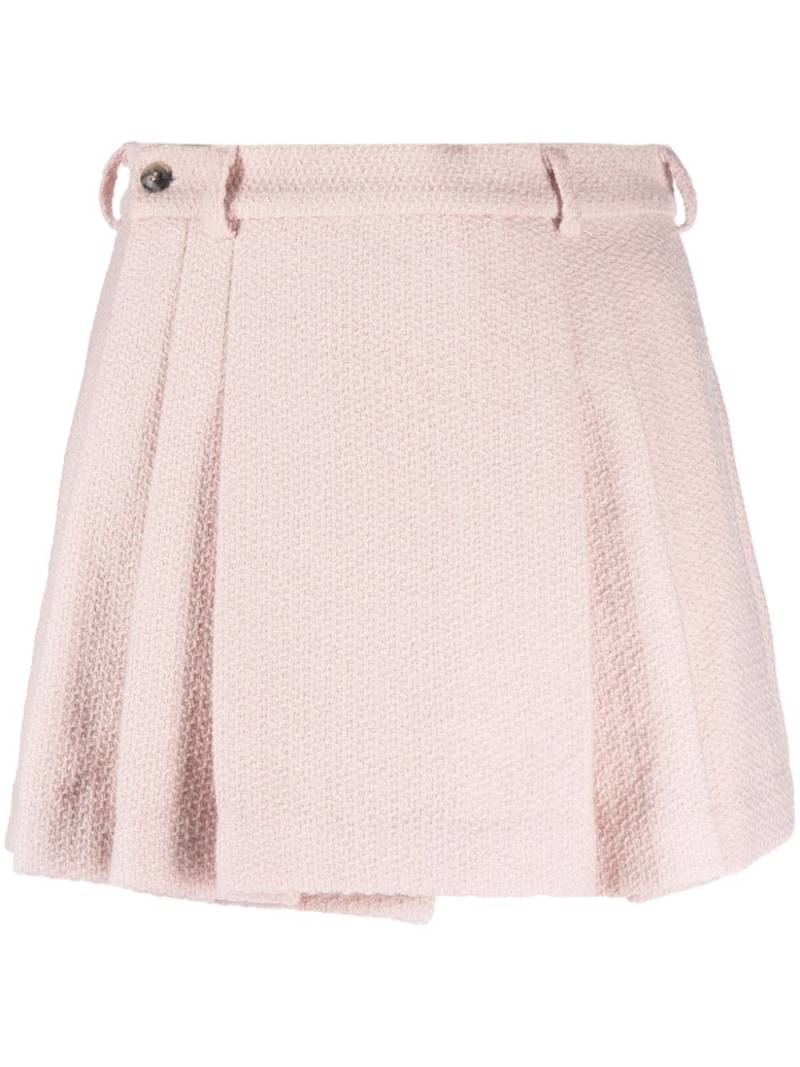 The Mannei Bran high-waisted pleated skirt - Pink von The Mannei