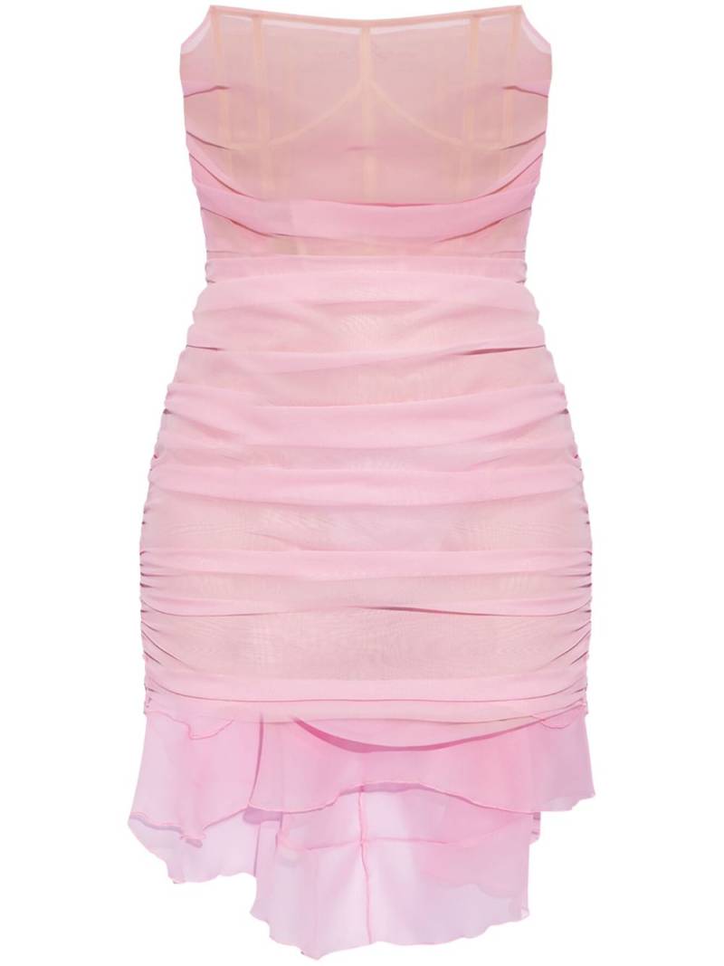 The Mannei Jeanne strapless minidress - Pink von The Mannei