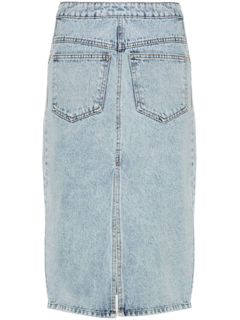 The Mannei Malmo denim skirt - Blue von The Mannei