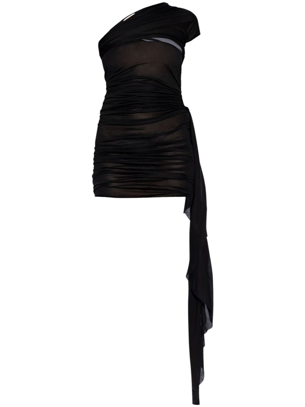 The Mannei Marcais asymmetric minidress - Black von The Mannei