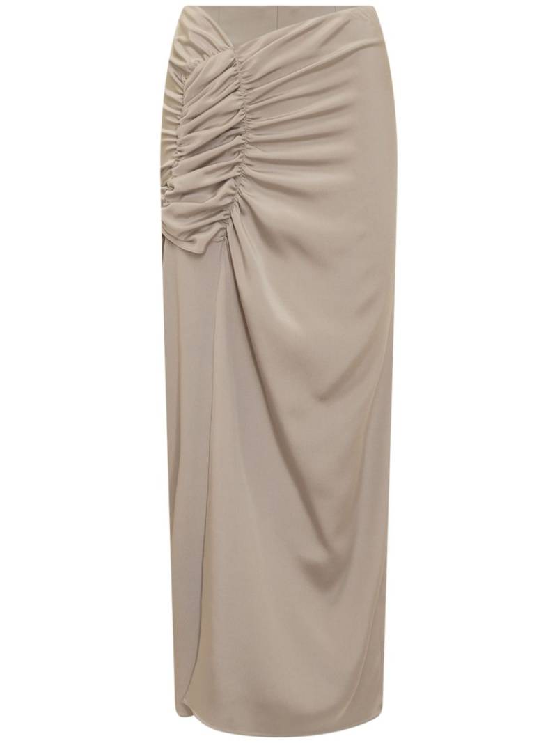 The Mannei draped-design skirt - Neutrals von The Mannei